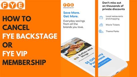 Cancelling My Fye Vip Backstage Pass